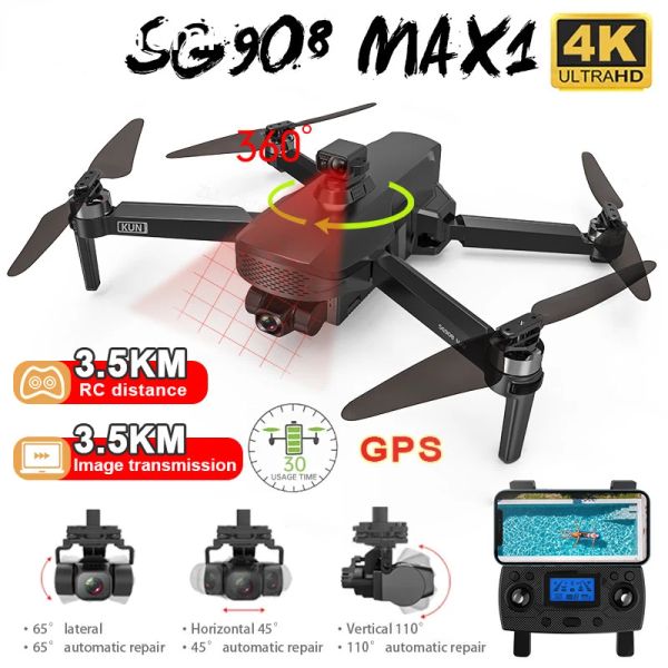 Drones GPS Drone 4K Professional 3axis Gimbal HD Camera 2.4g WiFi Dron 3 km RC Helicopter Quadcopter vs SG906