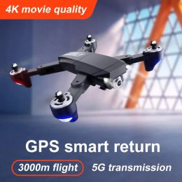 Drones GPS RC 5G Drone Photagrapes UAV Quadrocopter Professional FPV avec caméra 4K FixedHeight pliant Pliant un quadcoptère de véhicule aérien sans pilote