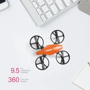 Drones GT1 Mini Drone pour enfants à 360 ° Air Remote Control Airplane Helicopter for Kids, Toys Quadcopter Blades RC Dron
