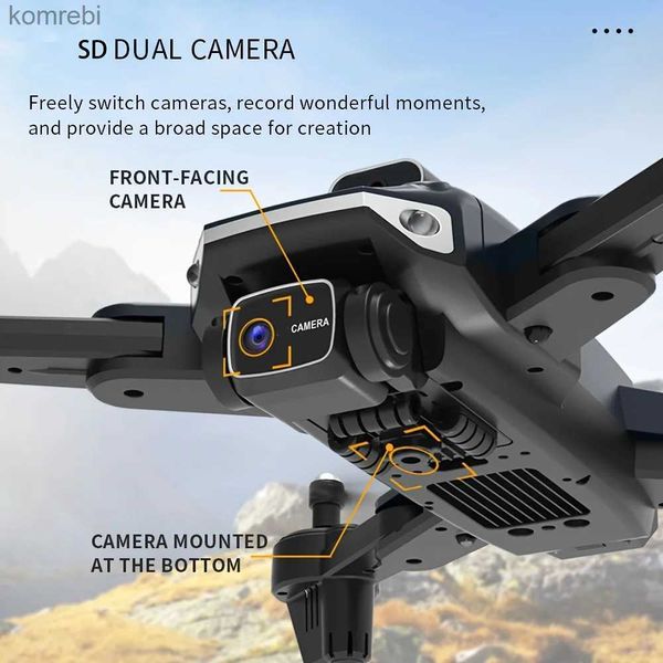 Drones H109 double caméra évitement d'obstacles connexion de téléphone portable décollage et atterrissage à un bouton fonction de rotation 360 drone 24313