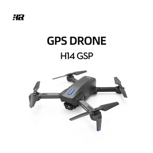 Drones H14 Aerial Drone equipado con Quadcopter plegable de vuelo de Waypoint Dual Camera 4K HD con GPS WiFi FPV Flying Toys Regalos para niños
