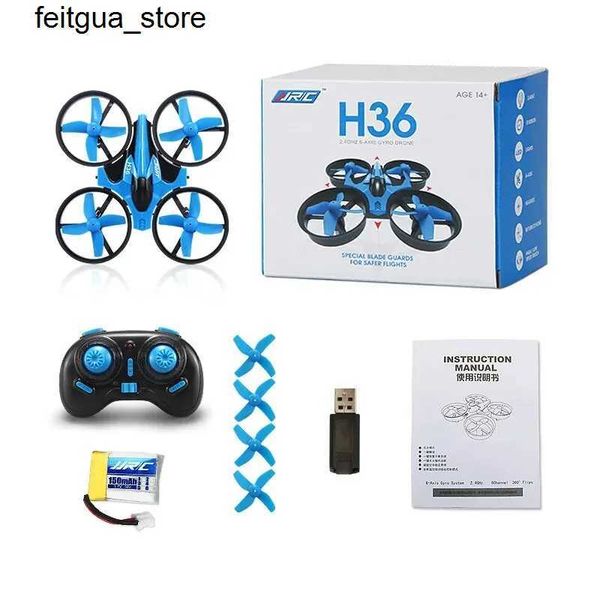 Drones H36 Mini RC Drone 4CH 6-AXIS MODE sans tête hélicoptère à 360 degrés Remote commande quatre hélicoptères JJRC Childrens Mini Drone S24513