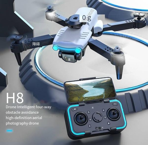 Drones H8 Remote Control Evitation Évitement UAV Pliage Aérien High-Resolution Double caméra Optical Flow Quadcopter5895168