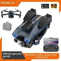 Drones HD 4K Drone 8K Dual Camera Brushless High Hold Pliage Mini Drone WiFi FPV Photographie RC Four Hélicoptère Toy Hélicoptère Drone B240516