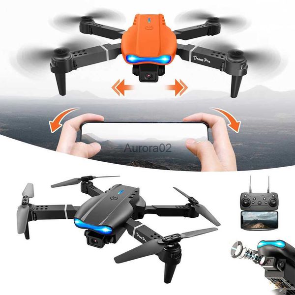Drones HD Double lentille pliant aérien-Drone 360 réglage de la vitesse de retournement Quadcopters cadeaux pour enfants adultes YQ240217