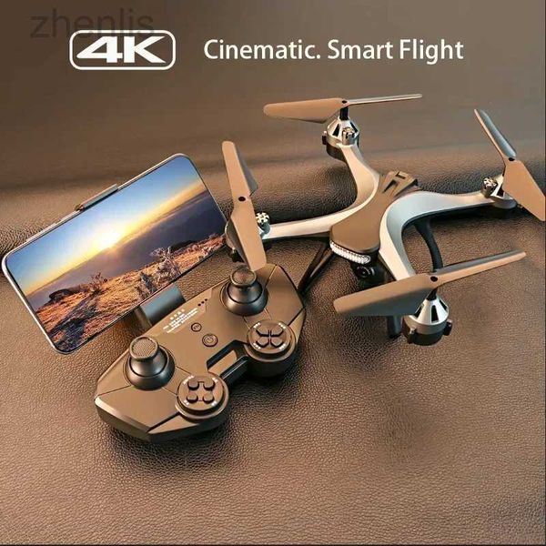 DRONES JC801 DRONE 4K DRONE HAUTE DECINITION DUUAL CAMERA Photographie Aviation Four Helicopter Optical Flow Remote Control Aircraft WiFi FPV Mini Drone D240509