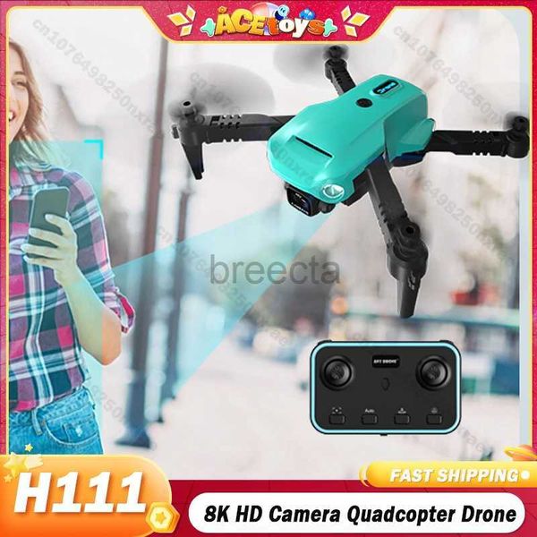 Drones JJRC RC Drone 8K HD caméra Dron Wifi Fpv RC quadrirotor stabilisateur hélicoptère avion enfants Drones ldd240313