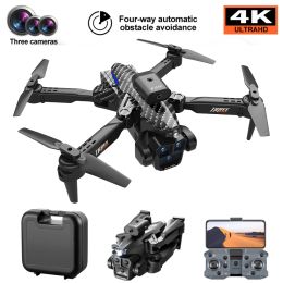 Drones k10max / e88pro dron 4k Photographie aérienne professionnelle trois caméra hd grand angle obstacle évitant rc quadcopter fpv drone toys