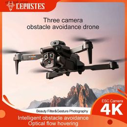 Drones K6 MAX Drone 4K professionnel HD ESC caméra localisation du flux optique évitement d'obstacles à quatre voies RC quadrirotor hélicoptère jouets Q231108