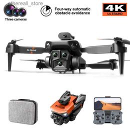 Drones K6 Max Drone professionnel photographie aérienne avion 4K trois caméras HD une clé retour évitement d'obstacle GPS Drone jouets cadeau Q231108