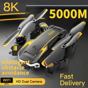 Drones kbdfa g6 drone professionnel 8k hd double caméra rc photographie aérienne dron évitement les jouets quadcoptères pliants de hauteur fixe pliante