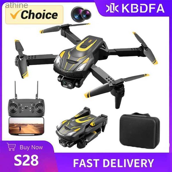 Drones KBDFA S28 Max Drone batterie de vol longue portée quadrirotor 8K HD Dron photographie aérienne évitement d'obstacles RC hélicoptère jouet cadeau YQ240129