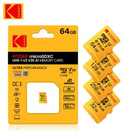 Drones Kodak Original Micro SD 64 Go 32 Go Memori Memori Memory Carte C10 TF MicroSD CARTES SDXC 128 Go 256 Go 512 Go U3 4K pour le téléchargement Drone Camera