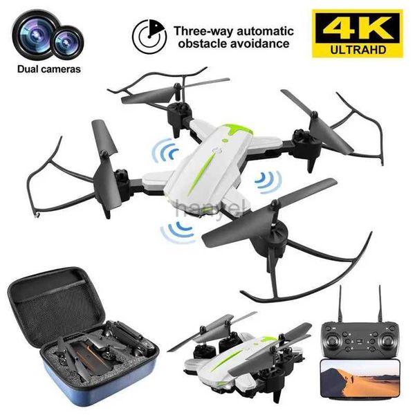 Drones KY605 Pro Drone avec 4K Dual HD Camera Aerial Photography Quadcopter Professional Wifi FPV Helicopter RC Dron Toys Kid Gift 240416