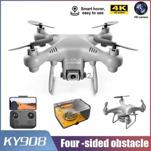 Drones KY908 Mini Drone 4K photographie aérienne haute définition professionnelle hélicoptère RC renvoie un avion à quatre axes en un clic YQ240217