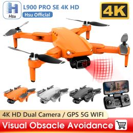 Drones L900 Pro SE 4K HD Dual Camera Drone Visual Obstacle Vermijding Borstelloze motor GPS 5G WIFI RC DRON Professional FPV Quadcopter