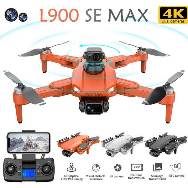 Drones L900 PRO SE MAX GPS WIFI FLY Drone 4K Profesional Quadcopter Control remoto Helicóptero Larga distancia RC con cámara