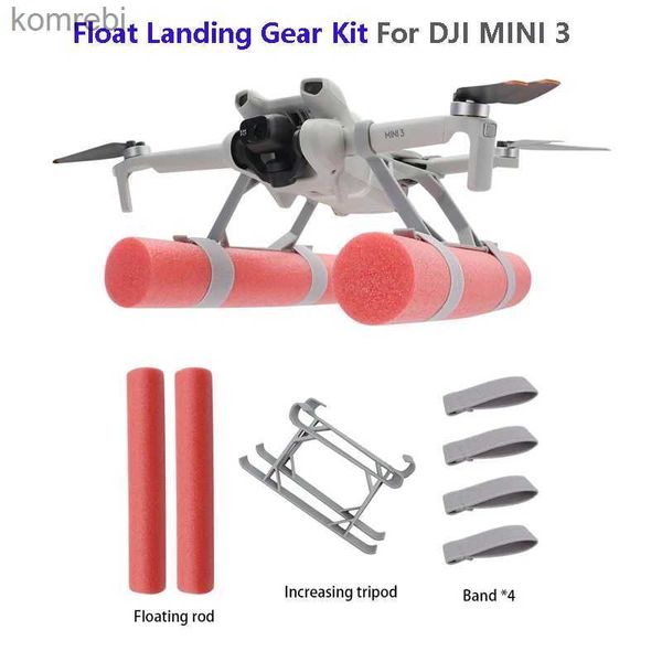 Drones Kit de flotteur de dérapage d'atterrissage train d'atterrissage d'eau d'expansion sur équipement d'entraînement d'eau pour accessoires de Drone DJI Mini 3/Mini 3 PRO 24313