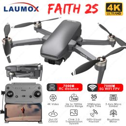 Drones LAUMOX wiary 2S Drone 4K professionele GPS-camera HD 3osiowy Gimbal Quadcopter 35min lotu RC 7KM SG906 Max2 X8Mini F11S 4K PRO