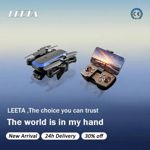 Drones Leeta 2023 NOUVEAU DRONE ET DRONE BATTERIE AVEC WIFI DUAL 4K HD Lens Optical Flow Hover Photography Shipid dans des couleurs de produit aléatoire