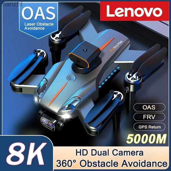 Drones Lenovo P11s Drone 8k Professionnel Haute définition Photographie Aérienne Double caméra Évitement des obstacles omnidirectionnels avec quatre rotors WX