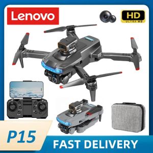 Drones Lenovo P15 Drone 8K Professional 8K HD Camera Obstacles Évitement de photographie aérienne PHOTOGRAPHIE NADCOPTER PLADable Bruss
