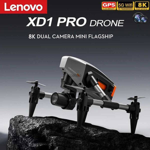 Drones Lenovo XD1 Drone Professionnel 8K Grand Angle Moyen à Long Focus HD Caméra Photographie Aérienne Avion Volant 8000m Me Suivant
