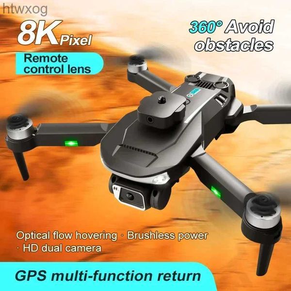 Drones LU20 plus récent 360 évitement d'obstacles 5G FPV WIFI RC Max sans brosse 8K HD double caméra GPS Drone photographie aérienne avion Dron jouet YQ240201