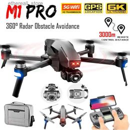 Drones M1 Pro GPS Drone 6K HD Camera 5G WIFI FPV Luchtfotografie Mechanisch 2-assige Gimbal One-Key Return Helikopter RC Quadcopter Q231108