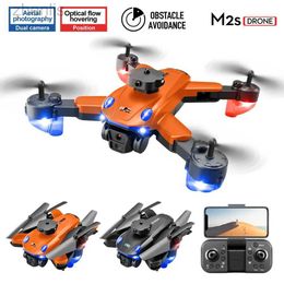 Drones M2S Childrens Toy Drone Optical Flow Positionnement Photographie aérienne Four Axe Double Caméra Évitement d'obstacles à quatre côtés D240509