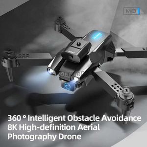 Drones M8 Intelligent évitement d'obstacles 4K haute définition aérienne fait 5G longue Endurance Drone jouet cadeau YQ240217