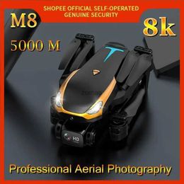 Drones Drone professionnel M8 avec caméra 4k HD, photographie aérienne, hélicoptère télécommandé, positionnement du flux optique, jouets Quadcopter