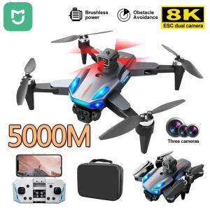 Drones Mijia K911 Drone Professional GPS 8K ESC HD Three Camera 5 km Photographie aérienne MOTEUR sans pinceau Pliant Quadcopter Toy