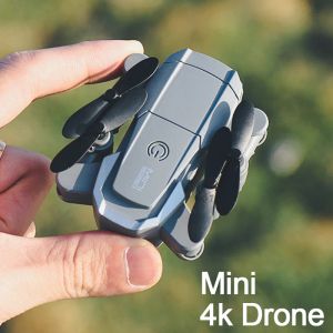 Drones mini drone 4k hd caméra aérien avion aérien pression à hauteur fixe à hauteur pliante pace à distance de télécommande