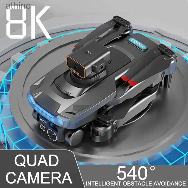 Drones Mini Drone Kit 4k professionnel 8K HD Quad caméra évitement d'obstacles photographie aérienne sans brosse pliable quadrirotor cadeaux jouets YQ240129