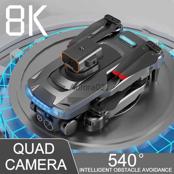 Drones Mini Drone Kit 4k Profesional 8K HD Cámara cuádruple Evitación de obstáculos Fotografía aérea Sin escobillas Plegable Quadcopter Regalos Juguetes YQ240217