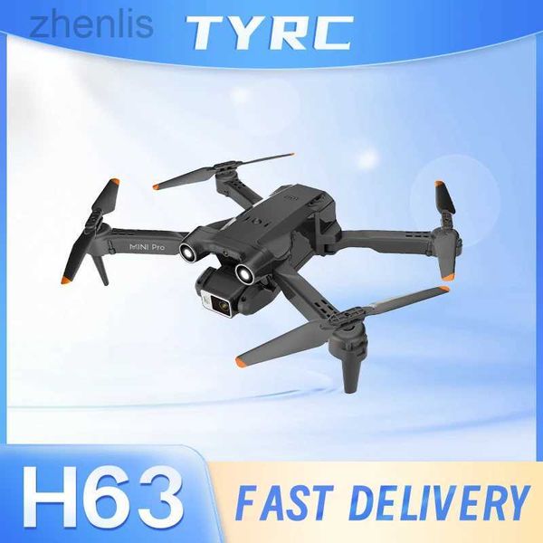 Drones Mini Pro RC Drone avec H63 Photos pliables de caméra FPV WiFi H63 FPV quatre hélicoptères Optical Streaming Drone Childrens Toy D240509