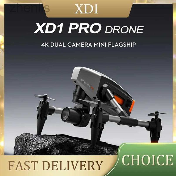 Drones mini rc drone Drone double caméra haute définition wifi fpv Photographie pliable quatre hélicoptères Optical Flow Drone XD1 Boy Toy Gift D240509