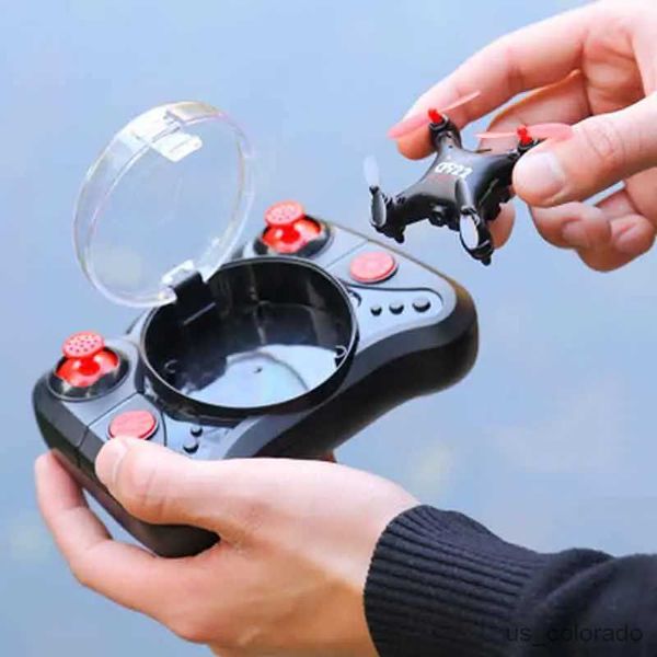 Drones Mini UAV Drone con cámara HD Pocket Wifi Quadcopter Selfie Drone plegable Niños juguetes para exteriores/interiores Almacenamiento conveniente