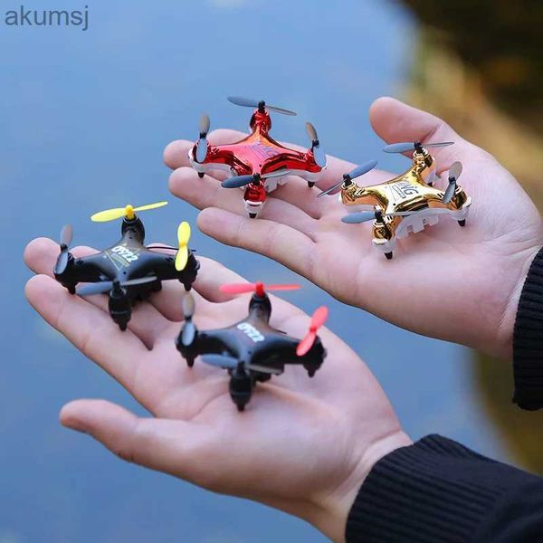 Drones Nuevo 7x7cm Mini RC Drone HT02 Control de aplicación Vehículo aéreo no tripulado 4K Avión Cámara aérea El mini flujo óptico Dron Juguetes Regalo YQ240129