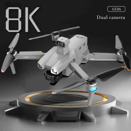 Drones Nouveau AE86 GPS 4K Drone professionnel évitement d'obstacles 8K DualHD caméra 5G moteur sans brosse pliable quadrirotor cadeaux jouets YQ240129