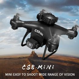 Drones Nieuwe CS8 Mini Drone 4K Dual Camera HD Professional Obstacle Vermijding 360 RC Wijdhoek Verstelbare ESC RC Quadcopter