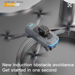 Drones Nuevo Drone P15 Evitación de obstáculos sin escobillas G Retorno automático 4K / 8K HD Fotografía aérea Cámara dual Control remoto Aviones HKD230807 Q240308
