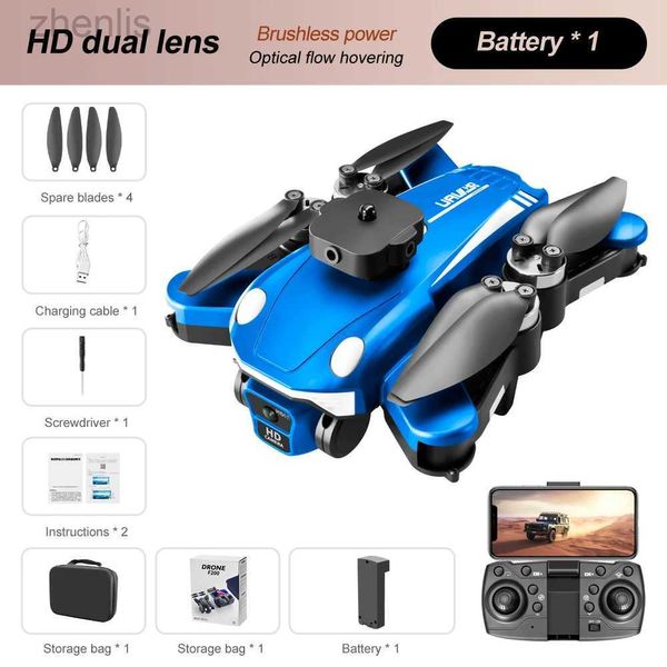 Drones New Drone Professional Dual Camera 4K ESC WiFi FPV Évitement des obstacles à quatre axes RC RC Photographie D240509