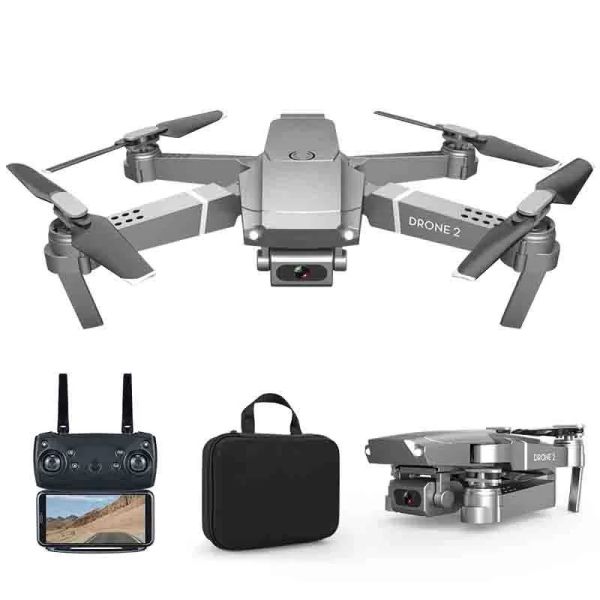 Drones New E68 Drone HD Wide angle 4K WiFi 1080p FPV Video Drone Live Enregistrement Quadcopter Hauteur pour maintenir la caméra de drone vs E58
