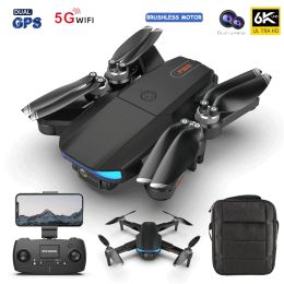 Drones nieuwe F188 drone gps 6k profesional borstelloze motor 5g quadcopter met camera dubbele hd fpv opvouwbare drones wifi rc helikopter geschenken