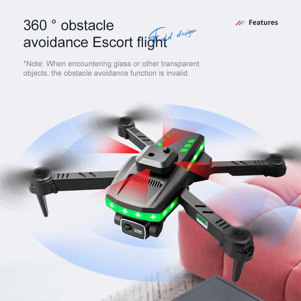 Drones Nouveaux enfants Drone 4K WiFi rouleau intelligent évitement d'obstacles Mini professionnel vidéo cadeau jouet Drone