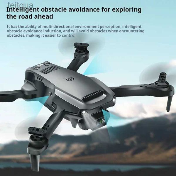 Drones Nuevo Mini RC Drone con 8K HD Cámara dual WiFi FPV 4K Profesional Evitación de obstáculos Plegable Quadcopter Regalos Juguetes YQ240211