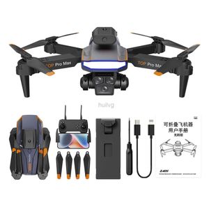 Drones Nieuwe P18 Triple Drone FPV Optische stroming Positionering voor borstelloze HD Aerial Photography Remote Aircraft Quadcopter 24416