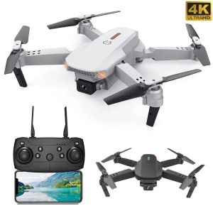 Drones New Quadcopter E88 Pro WiFi FPV Drone avec grand angle HD 4K 1080p Hauteur de caméra Hold RC RC Pliable Quadcopter Dron Gift Toy